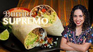 How to make a BURRITO SUPREMO  Easy BURRITO Bowl  Villa Cocina [upl. by Welker475]