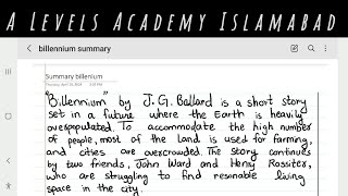 Billennium story summary by James Graham Ballard J G Ballard story Billennium summary [upl. by Belden677]