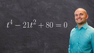 How To Factor a Trinomial to the Fourth Power and Solve [upl. by Nauwaj]