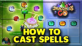 HOW TO CAST SPELLS AND OBTAIN RECIPES  DRACONIUS GO [upl. by Schluter]