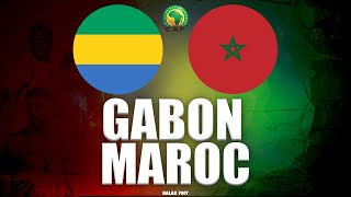 🔴 LIVE  🇬🇦🇲🇦 GABON  MAROC  CAN 2022  Le match de la première place  Le Gabon sans Aubameyang [upl. by Nalac578]