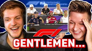 DID HE REALLY SAY THAT🤣 Awkward F1 Press Conferences  F1 Funny Reactions [upl. by Mandelbaum]