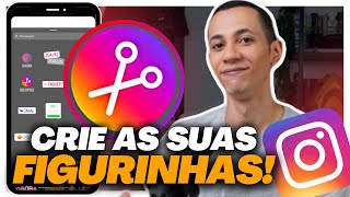 COMO CRIAR SUAS FIGURINHAS COM O NOVO ADESIVO RECORTES DO INSTAGRAM [upl. by Marley864]