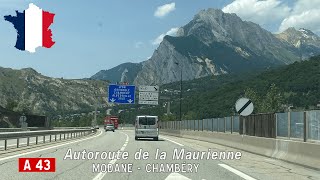 France F A43 Autoroute de la Maurienne  Modane  Chambéry [upl. by Palm]