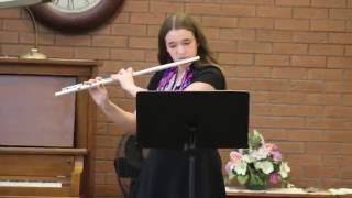 Sicilienne by Gabriel Fauré flute performance [upl. by Natehc]