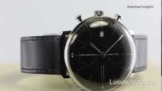 Junghans Max Bill Chronoscope 027460100 Luxusuhr24 Ratenkauf ab 20 EuroMonat [upl. by Eanrahs]