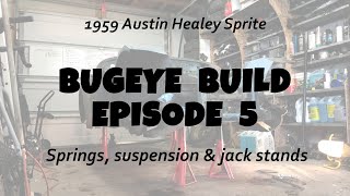 How to dismantle the Austin Healey Sprites front suspension  Bugeye Build Episode 5 [upl. by Elreath]