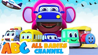 ABC  The Vehicles Song  Kids Songs And More  All Babies Channel [upl. by Fazeli]