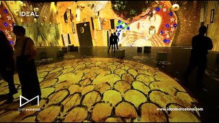 KLIMT THE IMMERSIVE EXPERIENCE  360 VIDEO MAPPING  DIRTY MONITOR [upl. by Waterer]