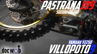 DOCWOB  Pastrana Suzuki RM250 amp Villopoto Yamaha YZ 250 Factory Builds  Telford Dirt Bike Show [upl. by Aneelahs261]