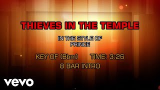 Prince  Thieves In The Temple Karaoke [upl. by Correna]