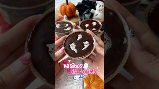 Vasitos de chocolate 🖤 receta recetasdepostres [upl. by Bald]