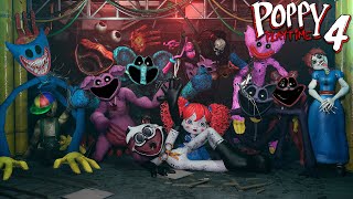 Poppy Playtime Chapter 4  ALL NEW BOSSES  ENDING FULL GAMEPLAY [upl. by Ennaesor377]