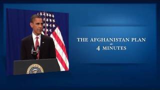 President Obamas Afghanistan Plan in 4 Minutes [upl. by Haile146]