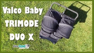 Valco Baby Trimode Duo X Double Stroller Review [upl. by Nicol]