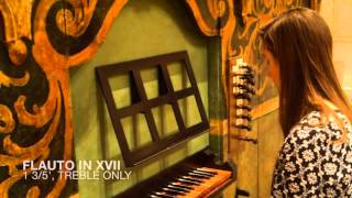 Organ Demo Eastmans Italian Baroque Organ [upl. by Odelinda]