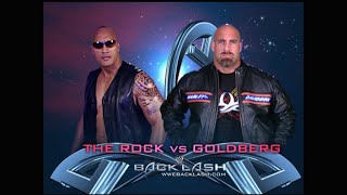 Story of The Rock vs Goldberg  Backlash 2003 [upl. by Yendahc]