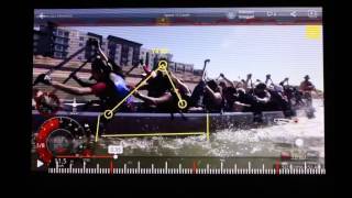 Dragon Boat Stroke Analysis with Hudl Technique [upl. by Eceirehs]