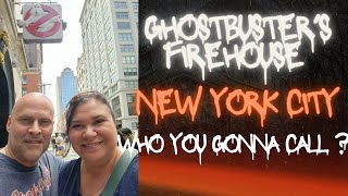 A VISIT TO THE GHOSTBUSTERS FIREHOUSE IN NEW YORK CITY [upl. by Duffie140]