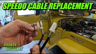 How to replace a car speedometer cable Beginners guide [upl. by Lazar701]