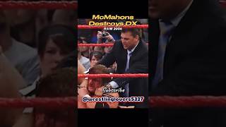 McMahons Destroys DX 2006  Mr McMahon Shane McMahon destroys Shawn Michaels Triple H RAW 2006 wwe [upl. by Juliette187]