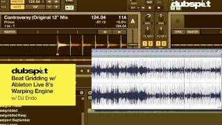 Dubspot Tutorial How to Beat Grid Live Drums w Traktor  Ableton Live Unquantized Tracks [upl. by Lehpar]