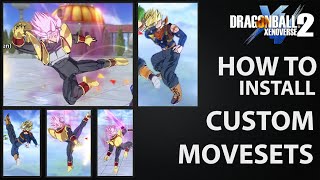 How to install  Custom Movesets for Cac Easiest Way  Dragon Ball Xenoverse 2 MODS [upl. by Pelmas565]