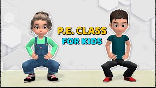 EXERCISES FOR PE CLASS FOR KIDS AT HOME [upl. by Furr]