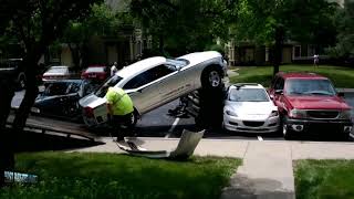 Towing Fails All Caught On Camera  Lifting Vehicles Goes Wrong [upl. by Ettezil]