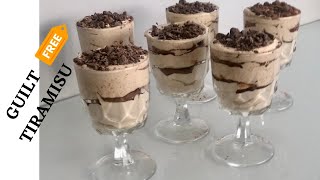 GUILT FREE TIRAMISU MOUSSE  Low Carb No Baking Required [upl. by Stead]