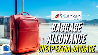 How To Book Srilankan Airlines Extra Baggage Online  CHEAPER Check In Baggage Limit [upl. by Eltrym]