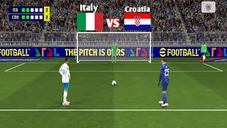 👉Italy vs Croatia full penalty shootout⚽  ITA vs CRO HIGHLIGHTS [upl. by Kelcey]