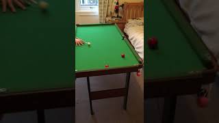 3 ball break in snooker 6ft Snooker table  Charlie Mckenna [upl. by Trill]