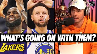 JJ Reacts to the Lakers and Warriors Disappointing Seasons So Far [upl. by Eldnek]