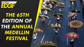 Colombia’s Medellin holds annual flower festival  WION Edge [upl. by Spillar]