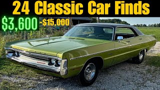 Amazing Birds 24 Classic Cars For Sale Under 15000 [upl. by Bloomer]