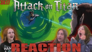 LEVI VS THE BEAST TITAN Attack on Titan SUB  3x17 Hero  Reaction [upl. by Eiramllij358]