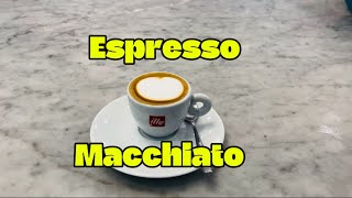 How to make espresso macchiato  espresso macchiato barista skills [upl. by Urbana]