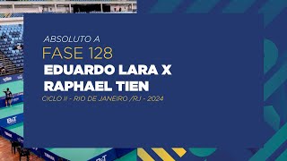 Eduardo Lara x Raphael Tien FASE 128 ABSA MASC TMB Platinum  Ciclo II  Rio de Janeiro  2024 [upl. by Trebled243]