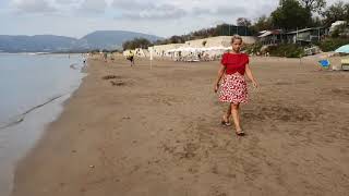 Kalamaki Zante beach walk September 2023 [upl. by Adnilrev]