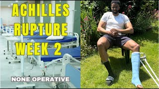 ACHILLES RUPTURE REHAB  WEEK 2  REDUCE YOUR SUGAR INTAKE [upl. by Aicrop194]