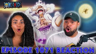 LUFFY ATTAINS GEAR 5 One Piece Episode 1071 REACTION [upl. by Adnahc728]