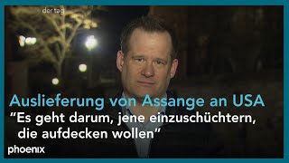 Mika Beuster Deutscher Journalistenverband zur Auslieferung von Julian Assange an die USA [upl. by Barlow]