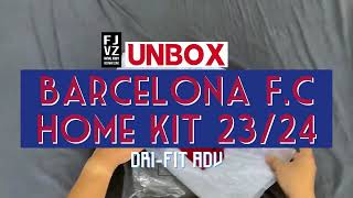 FC Barcelona 2324 Home Kits  Authentic Version [upl. by Olecram263]