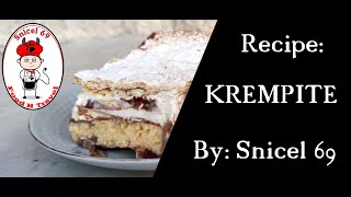 KremĹˇnita recept  đź‘ŚđźŤđź‘Ť Kremna Rezina  Krempita  Snicel 69 [upl. by Nunnery]