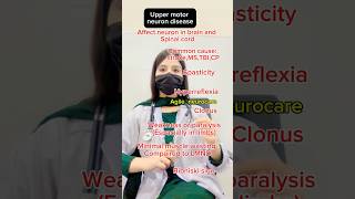 Difference between upper motor neuron disease and lower motor neuron disease physio physiotherapy [upl. by Nica406]