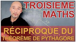 Réciproque du théorème de Pythagore  Maths 3e  Les Bons Profs [upl. by Los934]