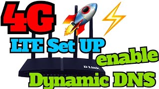 How To enable Dynamic DNS to Your DLink 4G LTE router [upl. by Wolbrom]