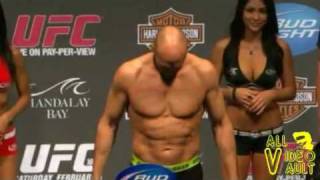 UFC 109 Weigh In Randy Couture vs Mark Coleman Light Heavyweight Bout Weigh In Results [upl. by Anayk]