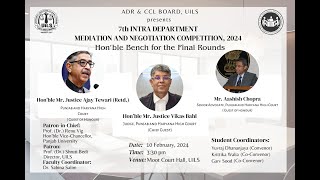 Valedictory Ceremony 7th INTRA Department Mediation and Negotiation Competition 2024 [upl. by Iney]